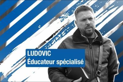 Découvrez le métier de.... Ludovic, éducateur spécialisé - Lire la vidéo 1 sur 10, fenêtre modale