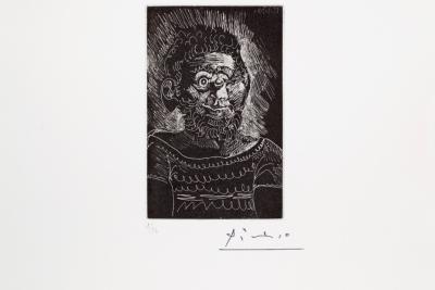 Planche 22, 13 mars 1970 © Succession Picasso 2025 - Agrandir l'image 1 sur 3, fenêtre modale