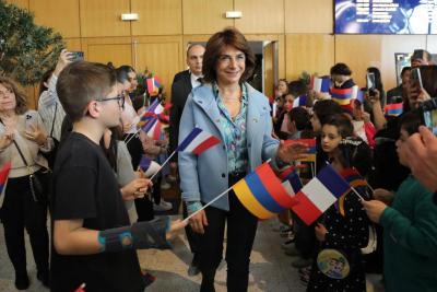 Martine Vassal ouvrant la commémoration des 110 ans du génocide arménien - Agrandir l'image 1 sur 9, fenêtre modale